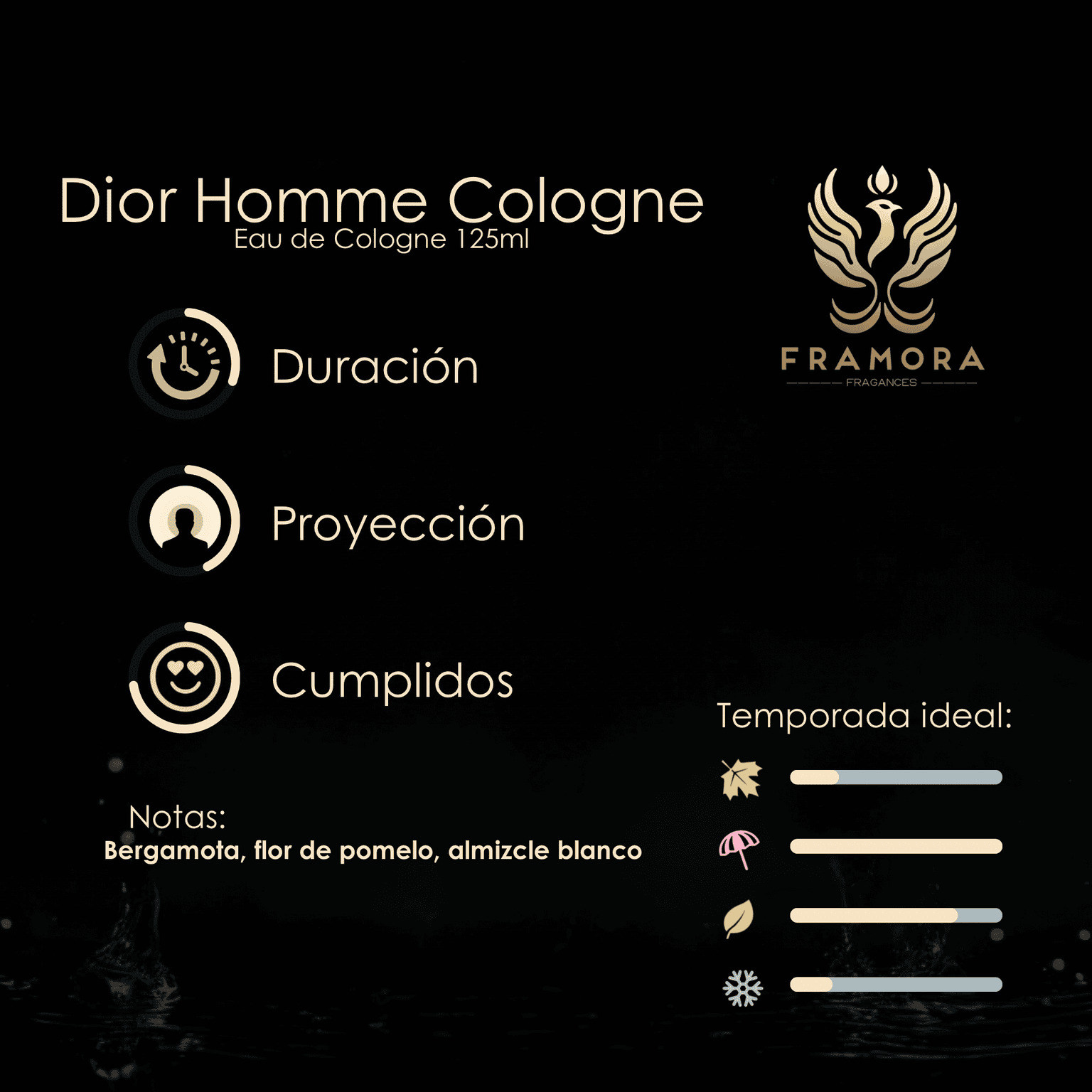 Dior Homme Cologne 125ml edc - Imagen 2